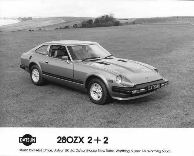 1979-1980 Datsun 280 ZX 2+2 Press Photo 0005 - UK Right-Hand 1979-1980 Datsun 280 ZX 2+2 Press Photo 0005 - UK Right-Hand