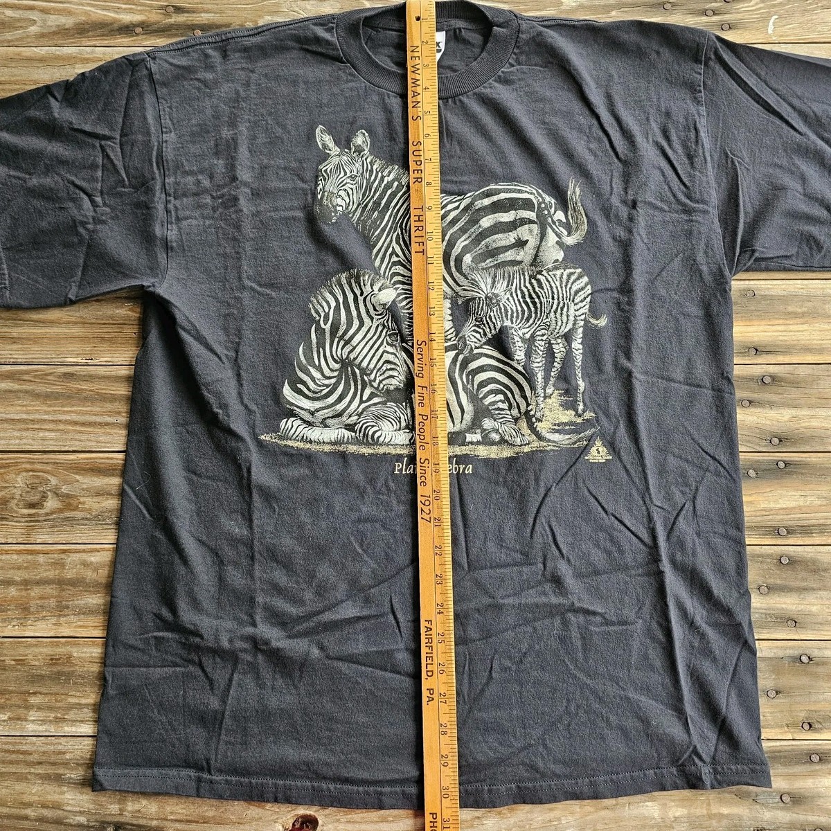 On Mother Earth Plains Zebra T Shirt XL (Fits Large) | eBay