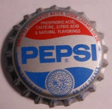 Vintage Pepsi "Twist Off"..Louisiana Tax..plastic..unused..SODA BOTTLE CAP 