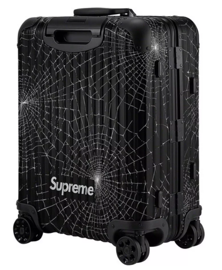 Supreme x RIMOWA Cabin Plus 49L Black Suitcase *INHAND*