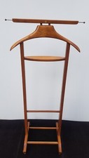 Mid Century Fratelli Reguitti Rolling Suit Valet Stand Italian - READ FLAWS