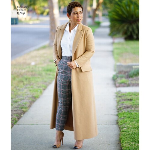 Giacca, pantalone donna SIMPLICITY modello cucito 8749 Misses 20w-28w sconto 20% - Foto 2 di 9