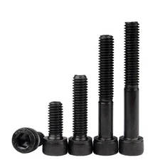 M4 M5 Black Socket Cap Head Screws 12.9 Steel High Tensile Hex Allen Key Bolts