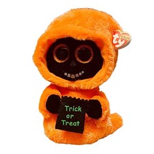 Ty Beanie Boos 10" Halloween Ghoul Grinner Grim Reaper Plush 2018 Retired