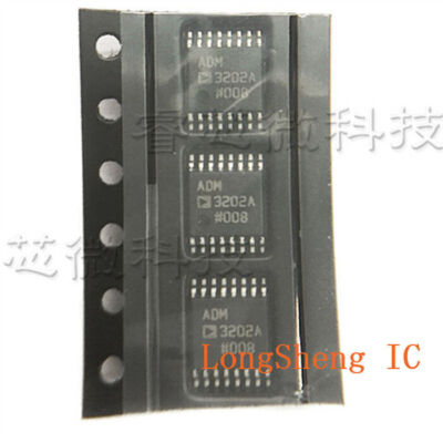 10PCS ADM3202ARUZ ADM3202 3202A TSSOP16 New #D7