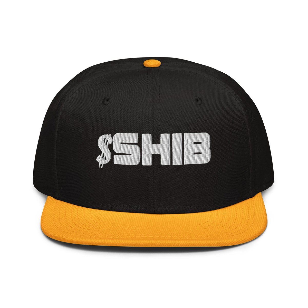 SHIB Shiba Inu Coin Ticker Cryptocurrency Snapback Hat Flat Bill Cap | eBay