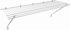 Closetmaid Wire Shelf Kit with Hardware, 3 Ft. Wide, for Pantry, Closet, Laundry