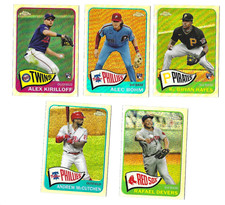 2021 Topps 1965 REDUX CHROME-Dever, McCutchen, (Kirilloff, Bohm & Hayes) Rookies