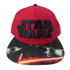 Star Wars Kylo Ren Baseball Cap Hat Adjustable Red Lucas Film The Force Awakens