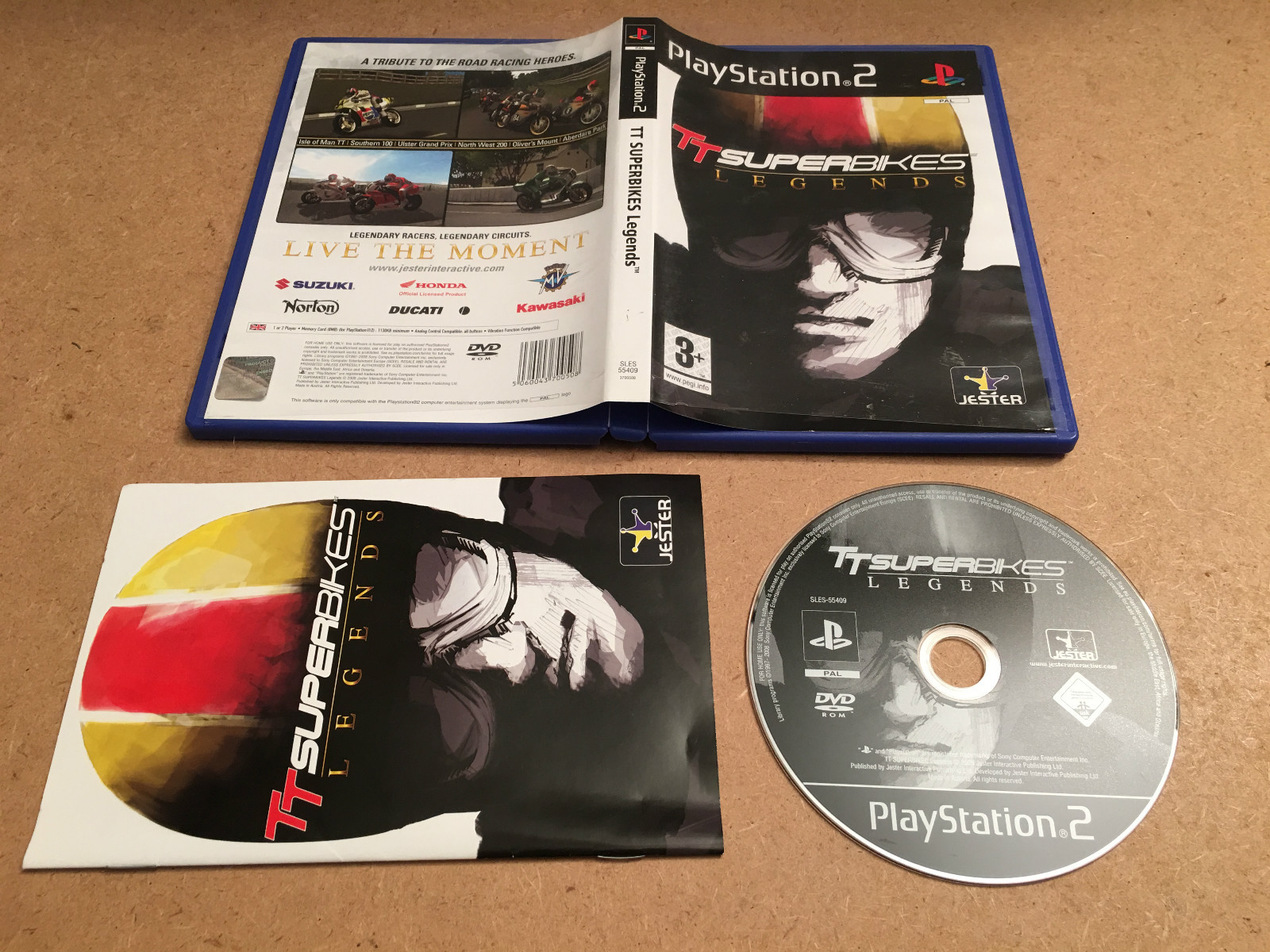 TT Superbikes Legends - Sony Playstation 2 (PS2) PROBADO/FUNCIONANDO