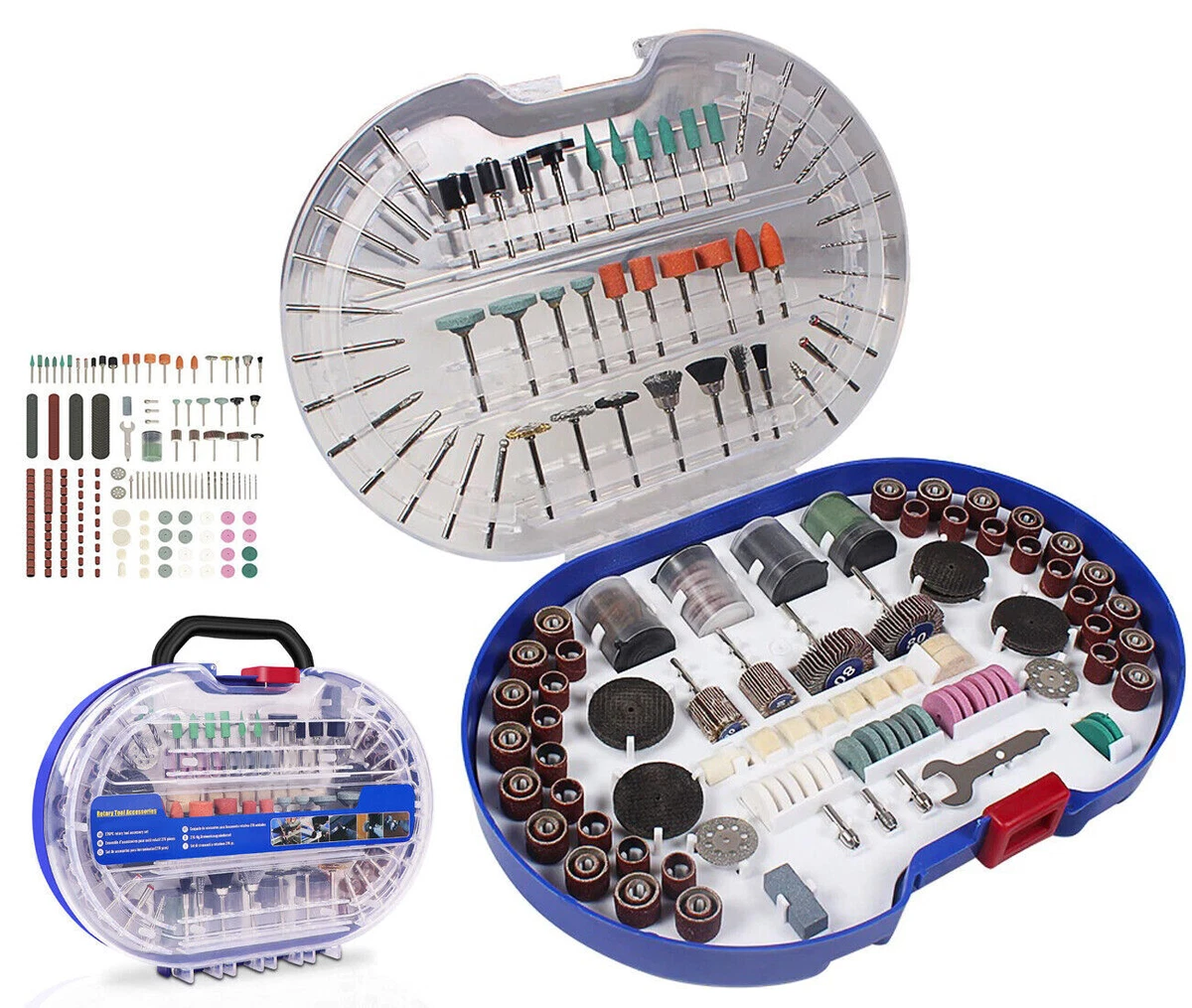 KIT 276 ACCESSORI Per DREMEL MINI TRAPANO 3mm PUNTE FRESE DISCHI FELTRI - Foto 3