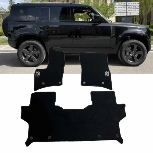 For Land Rover Defender 2020-2025 Car Floor Mats All Weather Black Carpet Liners - Picture 2 of 19
