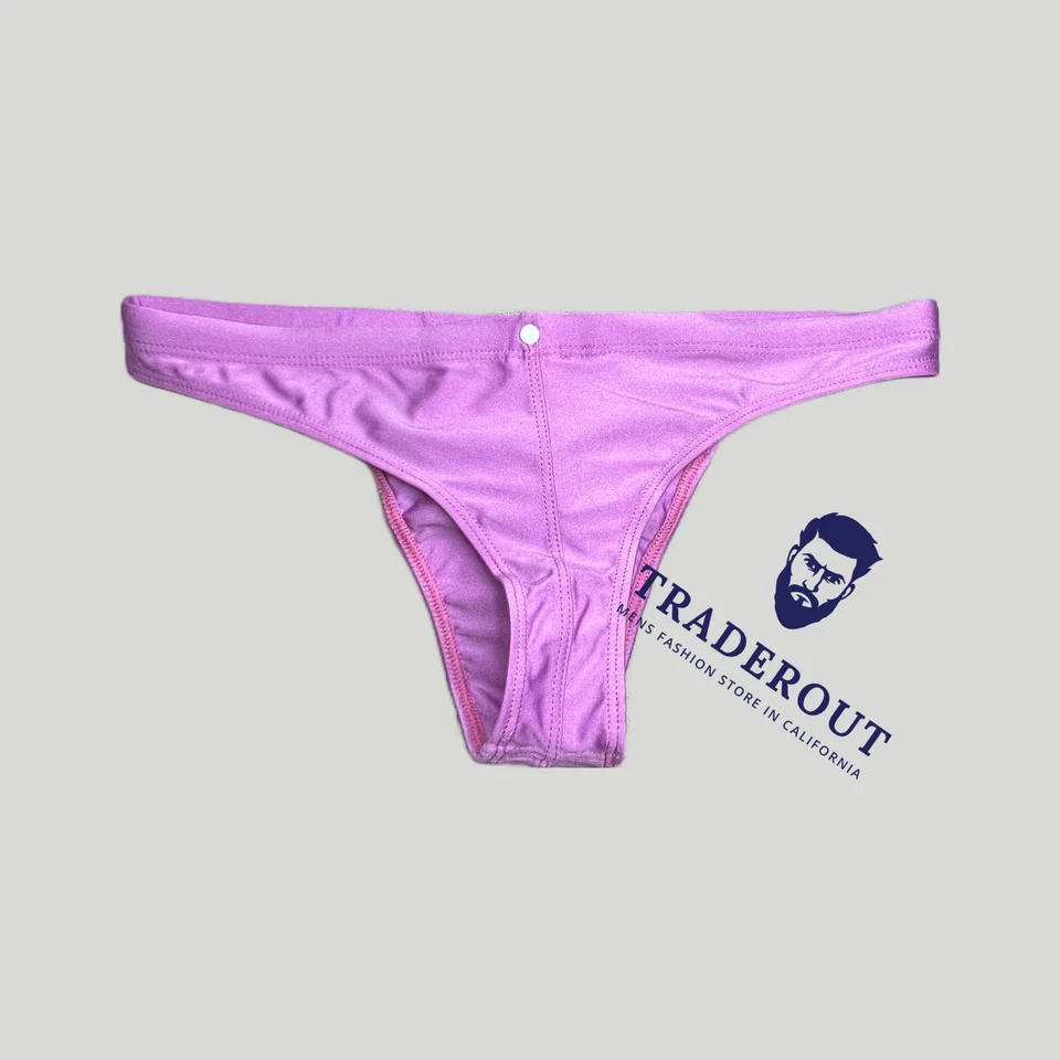 Rufskin Hombres Lavanda Púrpura Luc Super descarado Natación Bikini Breve Traje de baño S M L Foto 3 de 4