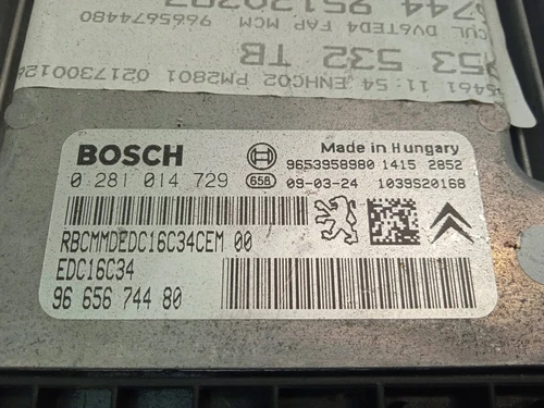 9665674480 Centralina Motore per PEUGEOT 3008 * 2009 763044 - Foto 3 di 7