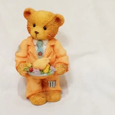 Cherished Teddies Rick Suited Up For Holidays 1996 Enesco P Hillman 141291 3"