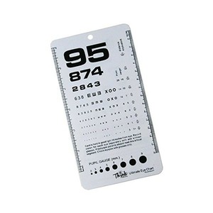 ultimate pocket eye chart rosenbaumsnellen ebay