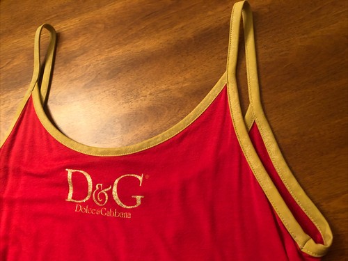 Authentic DOLCE & GABBANA Vintage Logo sequence t-shirt top. Rank AB. - 第 7/8 張圖片