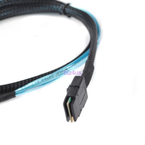 0.5m /1m Mini SAS to 4 SATA SFF-8087 Multi-Lane Forward Breakout Splitter Cable - Picture 4 of 11