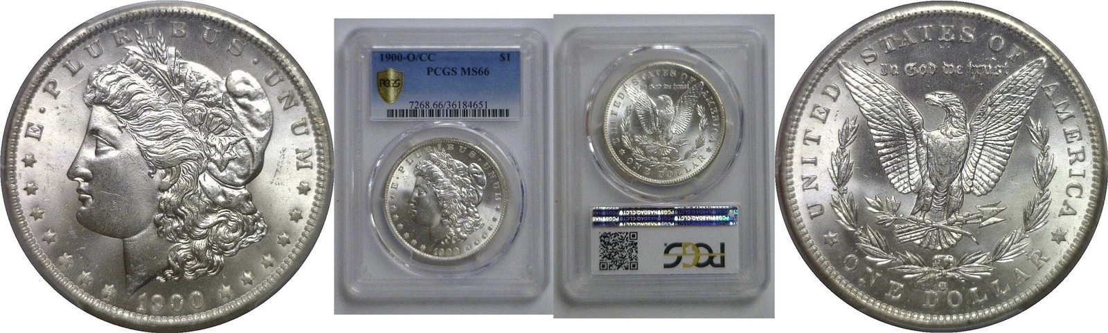 1900-O/CC Morgan Dollar   PCGS MS-66