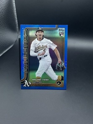 2025 Topps Update Jacob Wilson Blue Parallel RC 135/150