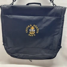 US Navy Flight Garment Bag Length 45" x 24" Embroidered Logo USN MINT* Vintage