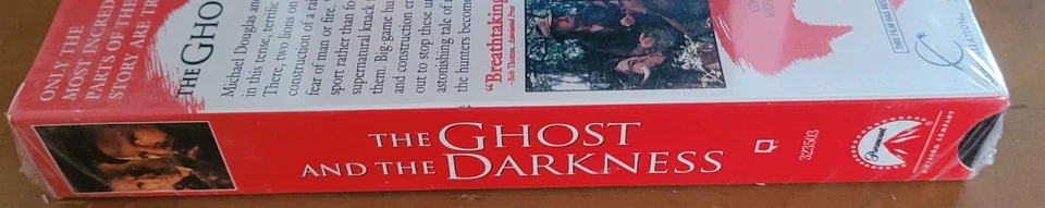 1997 Paramount VHS: The Ghost and the Darkness (Michael Douglas, Val Kilmer) - Image 3 of 4