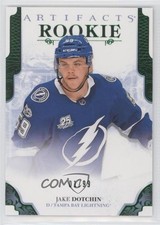 2017-18 Upper Deck Artifacts Rookie Redemptions Emerald 1/99 Jake Dotchin 2a8
