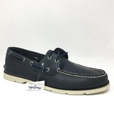 NEW Sperry Top-Sider Leeward Boat Shoes Sneakers Mens Size 12 Blue Leather