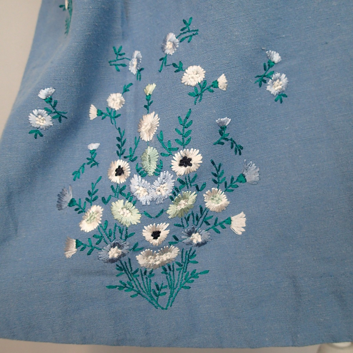 sachin and babi light blue dress Marchesa Notte Floral-embroidered Tulle Mini Dress In Green