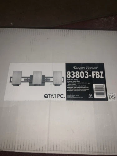 Designers Fountain 83803-FBZ 24” X 6.5” 4-Light Fixture