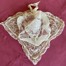 BELLE COIFFE BONNET 1900 BRODE ANCIEN FIN XIXè Début XXè