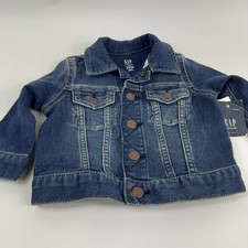 Gap Denim Jacket Baby Size 6-12 Months New Wi...