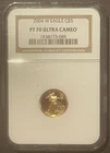 2004-W American Eagle $5 GOLD NGC PF70 : GEM PROOF Coin 1/10 Oz Bullion : 10156
