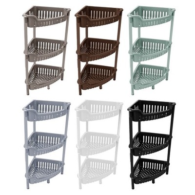 3 Ebenen Eck Aufbewahrung Duschregal Regal Organizer Küche Bad Caddy Korb
