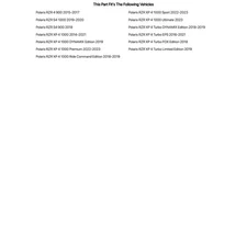 Tusk UTV Fabric Roof Black For POLARIS RZR XP 4 1000 DYNAMIX Edition 2019