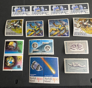 Superb Collection of Space Stamps Lot Full Sets-Topicals MNH Modern.  330 Stamps