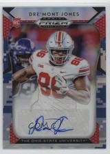 2019 Panini Prizm Draft Picks Camo 19/25 Dre'mont Jones #209 Auto 1s44