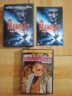 Robert Englund Horror LOT Bundle The Mangler 2001 Maniacs Tested Guaranteed - Image 1 of 4