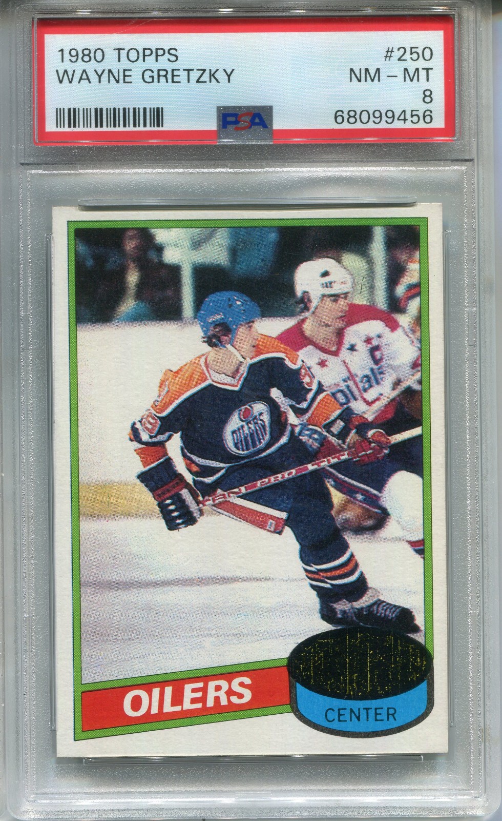 1980 Topps #250 Wayne Gretzky PSA 8 NM-MT Edmonton Oilers