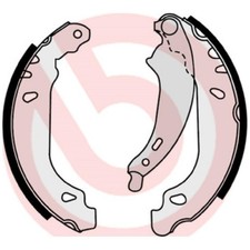 Bremsbackensatz hinten für Dacia Logan LS MCV KS Sandero 2 | 24476056