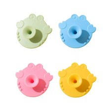 Silicone Baby Skin Brush 2 In 1 Cleansing Tool Cartoon Massaging Bath Essential