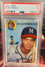 Eddie Mathews Cards and Autographed Memorabilia Guide 10