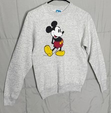 Vintage Disney Mickey Mouse Sweatshirt Youth XL Gray