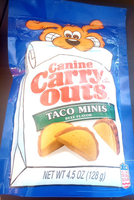 Canine Carry Outs Beef & Bacon Flavor Dog Treats Soft Chews 4.5 oz New Training