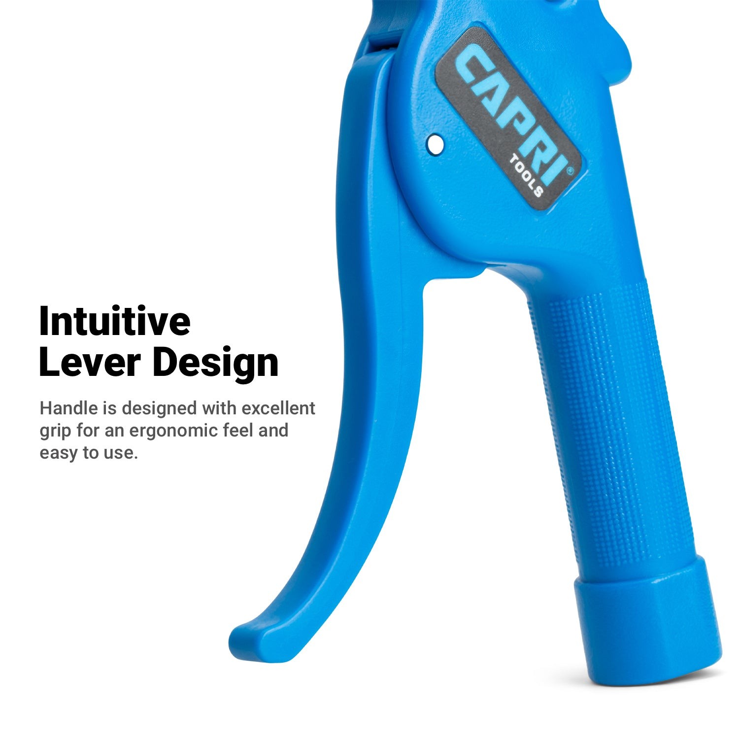 Capri Tools 5" Air Blow Gun With Rubber Tip Pistol Style Trigger Grip