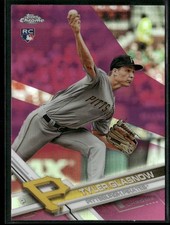 2017 Topps Chrome #189 Tyler Glasnow Pink Refractor
