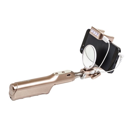 Ultron Flash Selfie stick with built-in light spotlight, wired, suitable for iPh - 第 1/3 張圖片