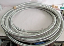 24 FT Propane Hose Extension-High Pressure Braided Gas Line Hose Propane