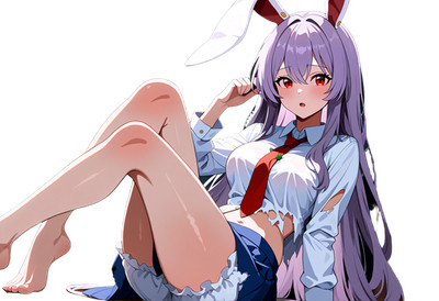 Reisen Udongein Inaba Vinyl Car Decal Sticker 7'' Weatherproof