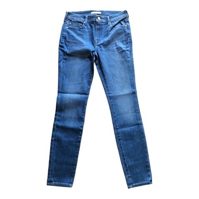 Fidelity Denim Sola NWT Mid Rise Raw Hem Step Hem Ankle Jeans Perfidia Wash 28